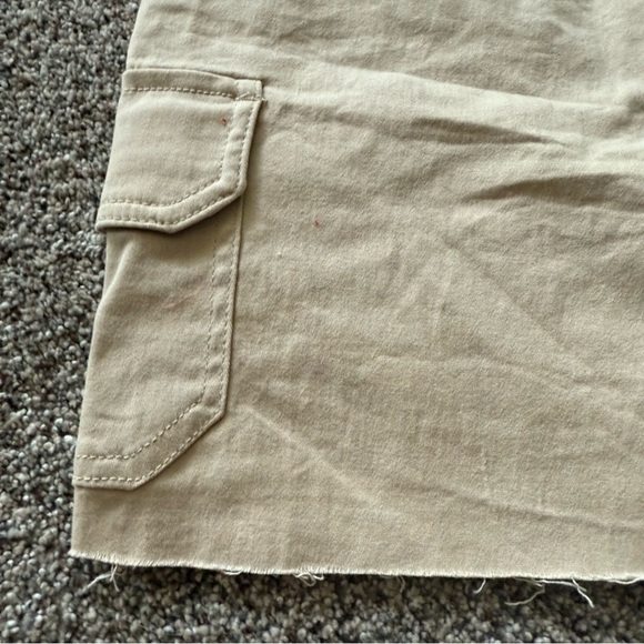 NWT NEW Altar’d State Cargo Mini Skirt (beige, tan, size US Small S khaki $64 - Picture 8 of 11